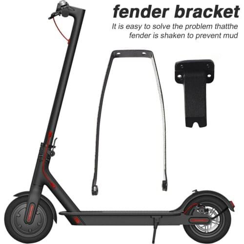 Original Rear Wheel Fender Mudguard Bracket with Original Block Gadgets Shockproof Kit for Xiaomi Pro2/1S Electric Scooter