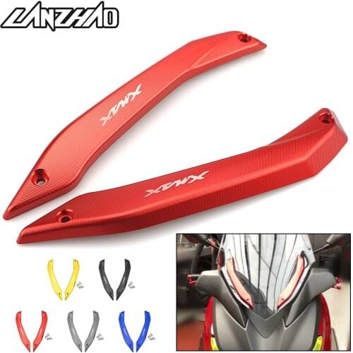 CNC Aluminum Motorcycle Windshield Mounting Bracket Windscreen Cover Decorate Accessories for Yamaha X-MAX 300 XMAX300 2017