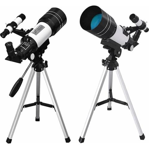 150X Astronomical Telescope 70 mm Wide Angle Kids Astronomical Monocular Telescope with Tripod Student Space Observation Present