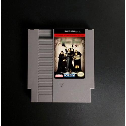 Addams Game Family or Addams Game Family - Pugsleys Scavenger Hunt - 72 pins 8bit Game Cartridge