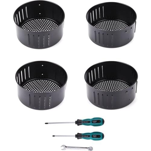 Air Fryer Basket Non-Stick Pan Replacement Tin Kitchen Cooking Draining Gadget Replacement Roasting Tin Kitchen Cooking Tools