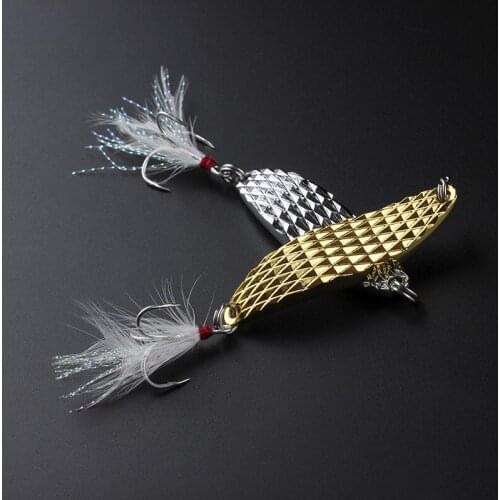10pcs 7g/10g/15g/20g Sea Bass Metal lure fishing spoon Fishing Lure metal jig sea fishing lure Jigging lure silver glod colors