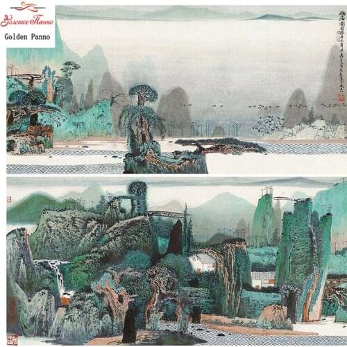 Golden Panno,Needlework,DIY DMC Cross stitch,Sets For Embroidery kit 14ct unprinted pine Cross-Stitching,christmas gifts 1226