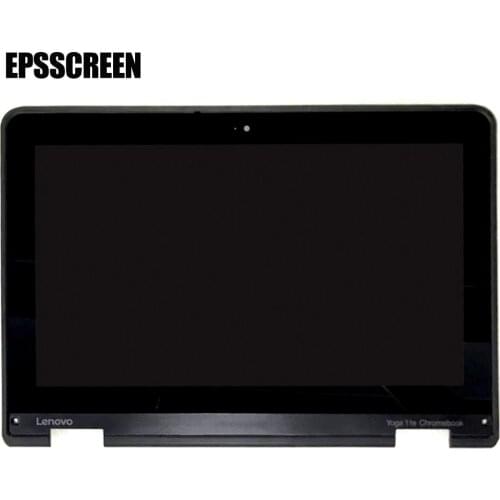 New assembly screen for lenovo YOGA 11E CHROMEBOOK 4TH GEN 20HW 20HY touch digitizer display 01HW906 01HW903 panel with bezel