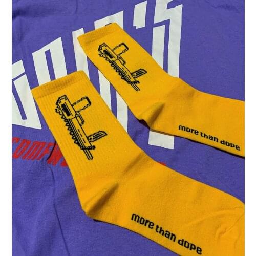 Harajuku gift high quality cotton socks cartoon pattern men and women socks fashion tricolor street hip hop personality socks