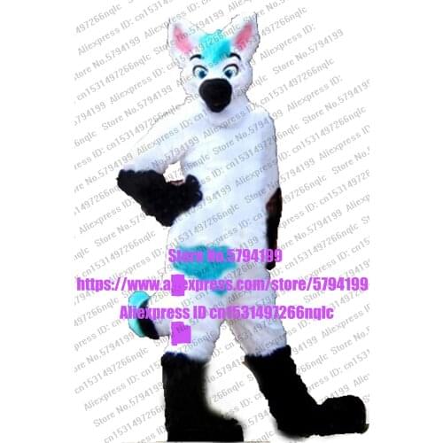 Customized Available REAL PHOTO KJ0032 full sets husky dog Suit fursuit CAT wolf Costume fox Party Carnival Gift