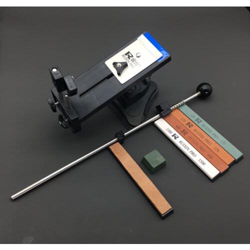 Professional fixed knife sharpener whetstone white corundum Leather Polishing paste sharpening system knife sharpener