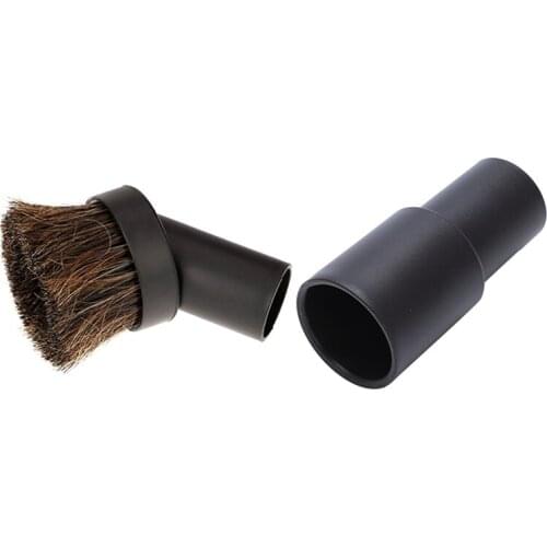 32Mm Dusting Brush Dust Tool Attachment For Vacuum Cleaner Round Horse Hair With Vacuum Cleaner Adapters Vacuum Cleaner Connecti