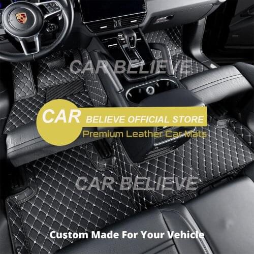 High quality Green Black Leather Car floor mat For chrysler 200 300C accessories