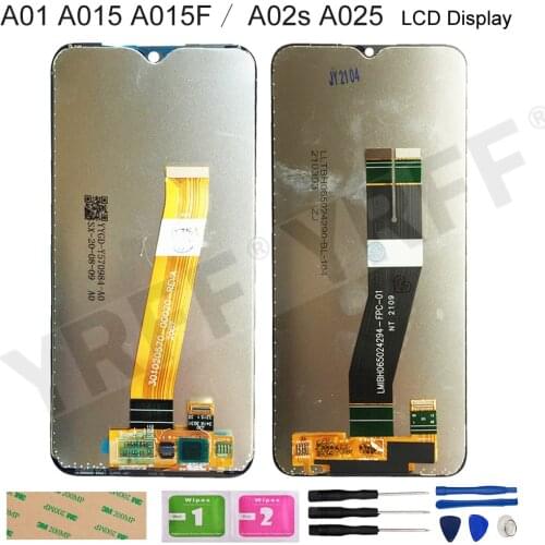 For Samsung Galaxy A01 A015 A015F A02s A025 LCD Display With Touch Screen Digitizer Assembly Repair Parts OLED TFT Good Quality