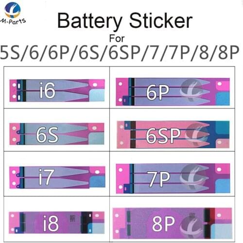1pcs Battery Sticker Adhesive For iPhone 4 4S 5 5S 5C SE 6 6S 7 8 Plus X XS Max XSM XR 11 Pro Max SE2 SE 2020 All New