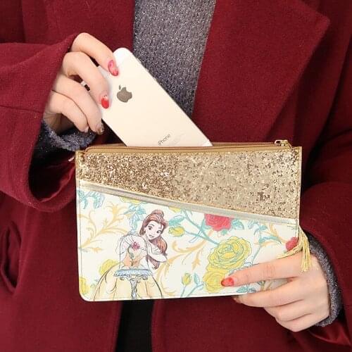 2020 Genuine Disney Mickey Beauty And The Beast Multi-function Women Bag Wallet Purse Baby Care Bag Mommy Bag Girls children toy