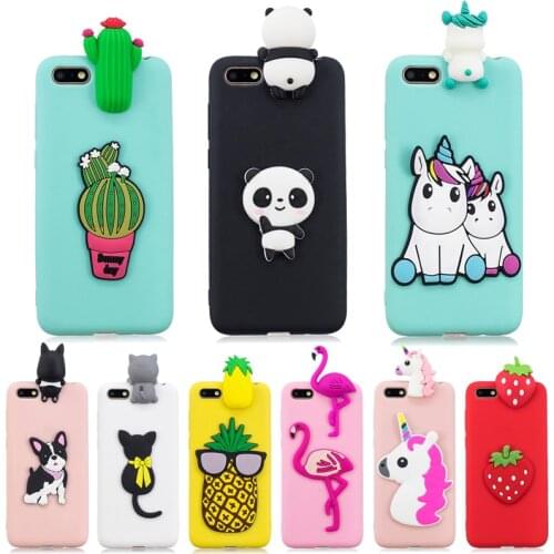 3D Case on For etui Huawei Honor 7A 7 A DUA-L22 Case Soft Silicone Case sFor Fundas Huawei honor 7A Russian Version Cover 5.45"