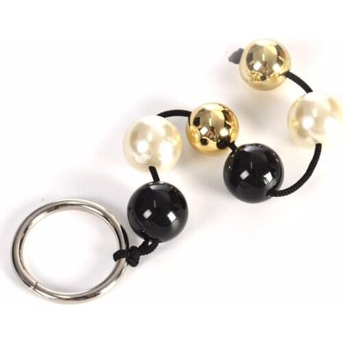 6 Beads Anal Toys Smart Love Balls Pearl Anal Beads Butt Plugs Anal Sex Toys For Men & Women Adult Games Vaginal Contraction O2