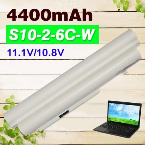 White 4400mAh Laptop Battery For Lenovo IdeaPad S10-2 L09C3B12 L09C6Y12 L09M3B11 L09C3B11 L09M6Y11 L09S3B11 L09S6Y11