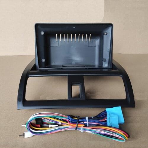 Car Fascia Navigation Frame Dash Kit For 9" Android Multimedia Player For Accord VII 2003 2004 2005 2006 2007