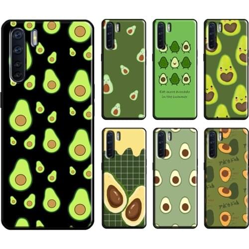 Funny Avocado Art Fruit Case For OPPO A53 A31 2020 A5 A9 A15 A52 A72 A92 A1K A83 Reno 4 Pro 2Z Find X3 Pro Cover