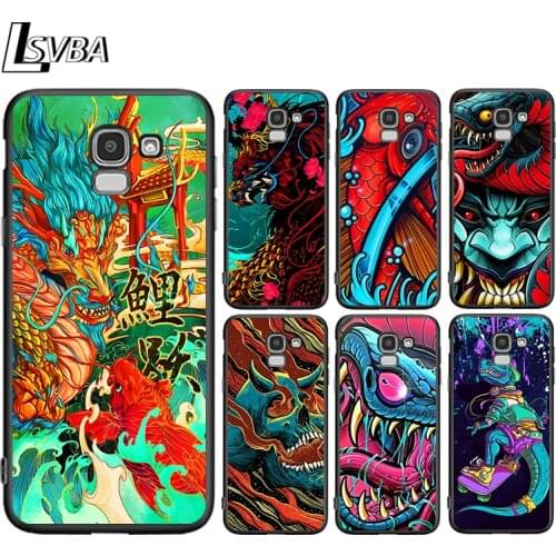 Japanese Style Monster Art For Samsung Galaxy J8 J7 Duo J6 J5 Prime J4 Plus J3 J2 Core 2018 2017 2016 Phone Case