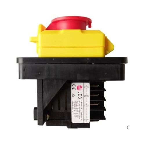 Electromagnetic Switch KEDU JD3 230/400V 16/12A On Off Emergency Stop Pushbutton Switches for Industrial Machine Tool Equipment