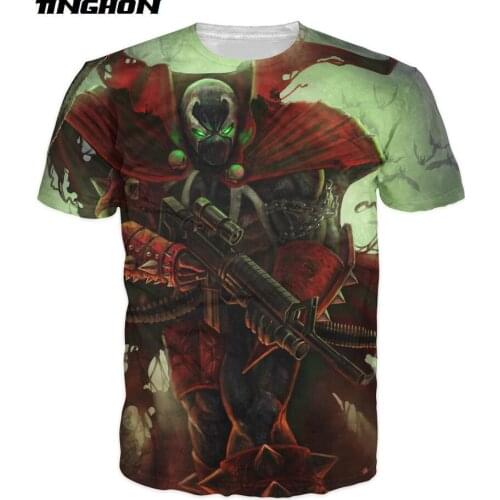 Spawn T-Shirt t shirt Women Men Cartoon tees Summer Style Outfits Plus Size XS S M L XL XXL 3XL 4XL 5XL 6XL 7XL