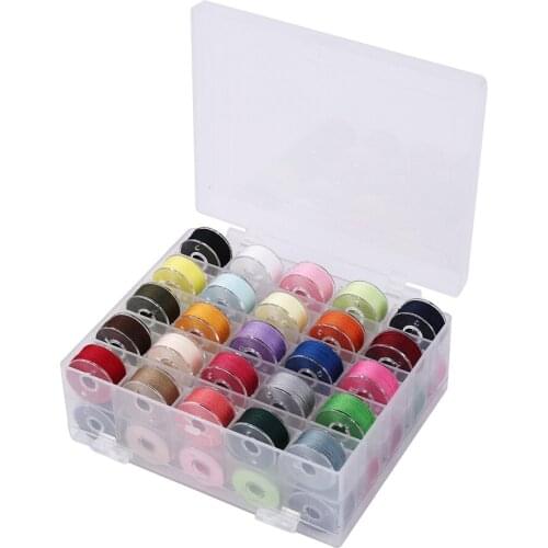 INNE Pack Sewing Thread Bobbin Machine Accessories Tools Parts Supplies Kit Instruments Set25/36PCS Holder Case Household
