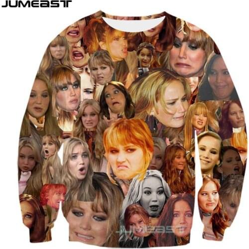 Jumeast Brand Men/Women 3D Printed Sweatshirt Many People Long Sleeve Fashion T Shirt Sport Pullover Spring Tops Tees