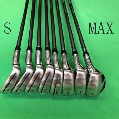 Golf Clubs S MAX Irons Golf Iron Set 4-9PS R/S/SR Flex Graphite /Steel Shaft With Head Covers