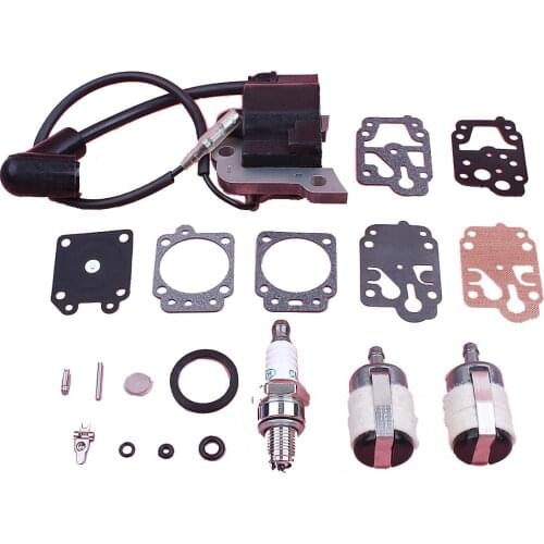 Walbro Carburetor Repair Rebuild Gasket Kit K10-WYJ & Ignition Coil Fuel Filter Spark Plug For Honda GX25 HHT25S Engine Parts
