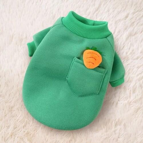 Cute Winter Dog Clothes Puppy Outfit Carrot Pets Dogs Clothing Sweater Pet Coat Bulldog Pet Clothes For Small Dogs Costume Pug