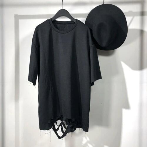 Owen seak Men T Shirt Mens Clothing Hip Hop Tops Tees High Street Summer Male Solid Oversized Sweetwear T Shirt