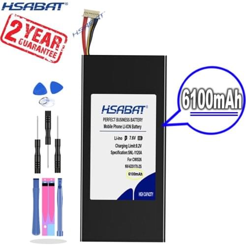 New Arrival [ HSABAT ] 4500mAh 8 Lines+Plug NV-635170-2S Replacement Battery for Chuwi Minibook CWI526 Tablet PC