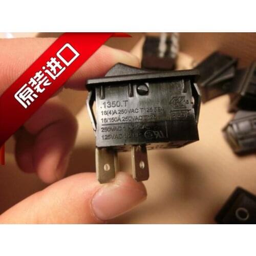 Original new 100% C1350ATAAB C1350T rocker switch DPST black 16A250VAC