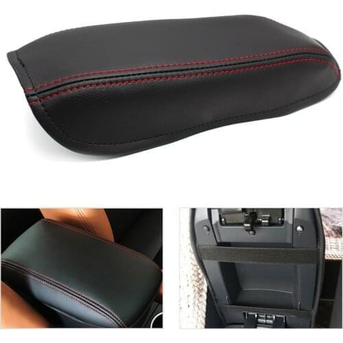 Car Center Console Armrest Box Microfiber Leather Trim Protective Cover For Honda City 2008 2009 2010 2011 2012 2013 2014