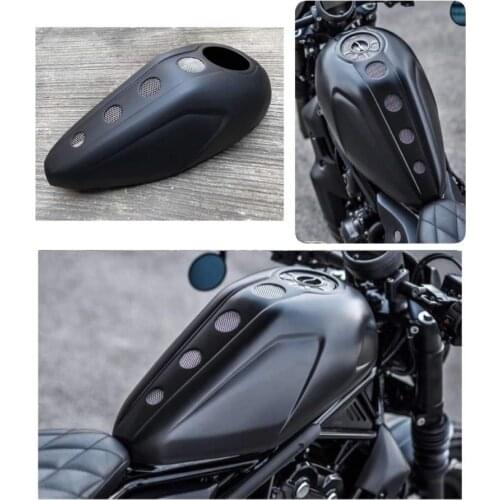 Full Fuel Gas Tank Cover for Honda REBEL 300 500 CM500 CM300 CMX300 CMX500 2017 2018 2019 2020 2021 17 18 19 20 21 Matte Black