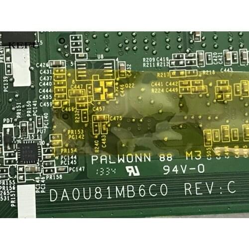 KEFU stock,DA0U81MB6C0 REV : C 737984-501/ 737984-001, Motherboard For HP Pavilion 15-N, 8670M 1G HM76 i3-3217U(new item)
