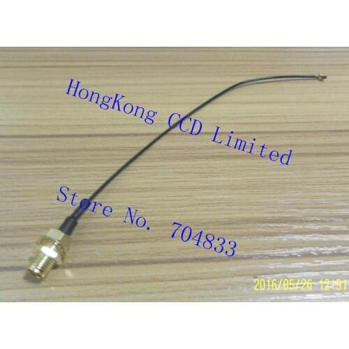 10cm SMA to UFL cable female connector screw outside hole inside
