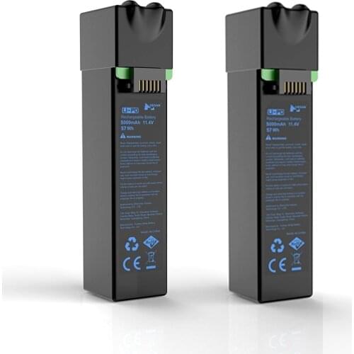 2Pcs 11.4V 5000mAh High Capacity Intelligent Flight LiPo Battery for Hubsan Zino/Zino PRO H117S RC Drone Quadcopter Spare Parts