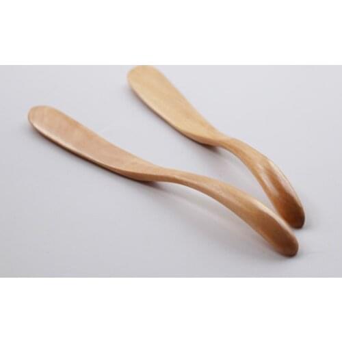 2Pcs Wooden Marmalade Knife High Quality Japanese Style Butter Spreader Knife Dinner Dessert Knives Cheese Party Supplies Tools