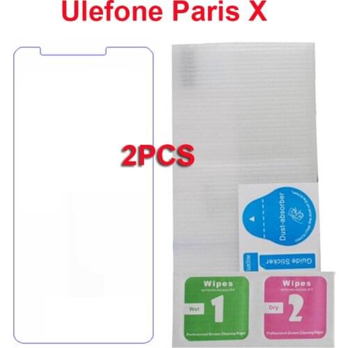 2PCS Screen Protector Tempered Glass For Ulefone Paris X Glass Protector Ultra-thin Protective Glass Cover for Ulefone Paris X