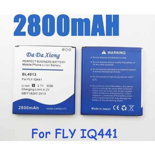 2800mAh BL4013 BL 4013 Battery For FLY IQ441 IQ 441 High Quality Mobile Phone Rechargeable Bateria Fly IQ441 Li-ion