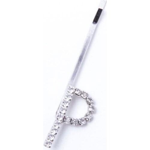 White Color with Sliver Crystal Letter Wire Buckle (1 PCs)