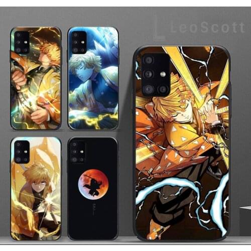 Demon Slayer Phone Case For Samsung A40 A50 A51 A71 A20E A20S S8 S9 S10 S20 Plus note 20 ultra 4G 5G