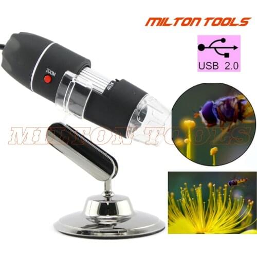 USB Digital Microscope 50X~ 500X 2MP With 8 LED Video Camera Magnifier 500X Zoom Loupes With Retail Box