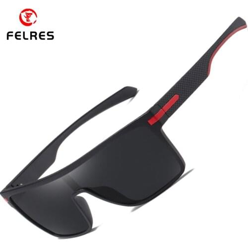 FELRES Large Frame Sport Polarized Sunglasses For Men Women Outdoor Driving Cycling Fishing Goggles Glasses P0110
