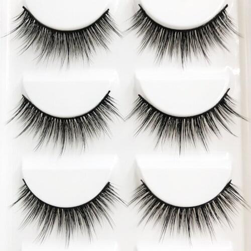Flash girl The newest 013 100% handmade 5pais 3D mink Eyelashes natural and long false Eyelashes
