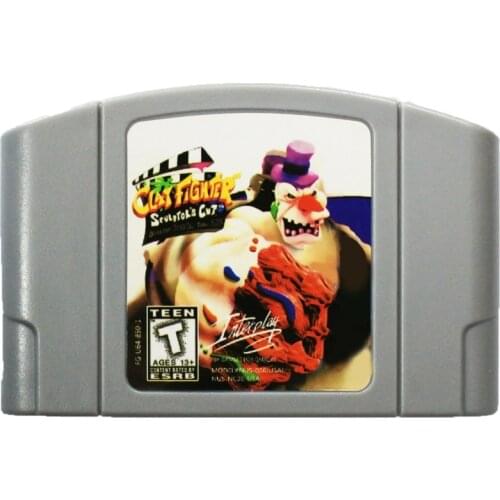 Clay Fiahter 64 Bit Games 64 English NTSC Game Card