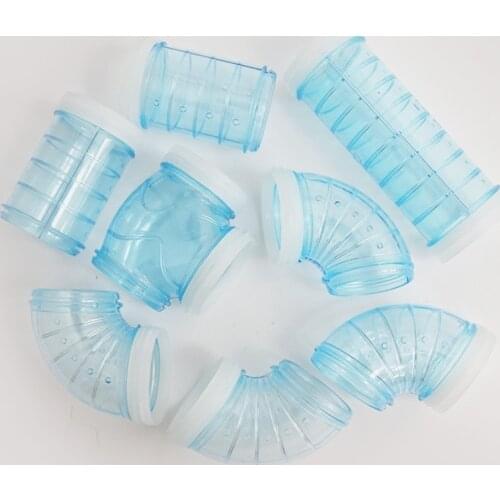 Hamster Toy Maze DIY Remodeled Cage External Tubes Tunnel Set Sports U Pipe Hamster Accessories Pipeline Chinchillas Supplies
