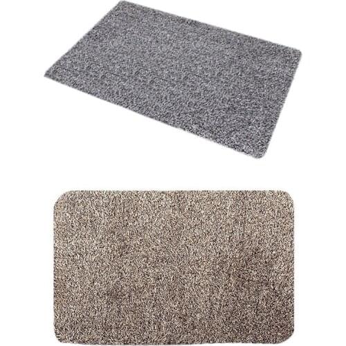 Indoor Super Absorbs Doormat Latex Backing Non Slip Door Mat for Small Front Door Inside Floor Dirt Trapper Cotton Entrance Rug