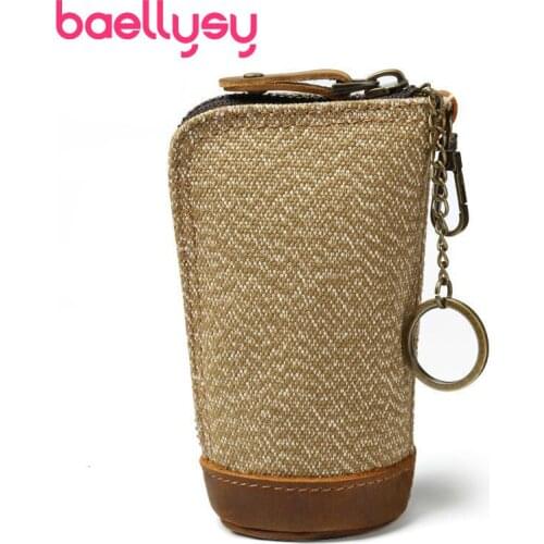 Fashion Unisex Car Key Holders Men Women Key Bag Small Buckle Kay Case Male Housekeepers Mini Wallets Coin Purse Men Coin Bags