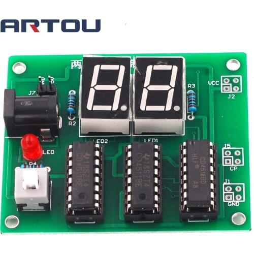 DIY Kits Two Bit Decimal Counter The 2 Bit Counter Parts DIY Electronic Kit